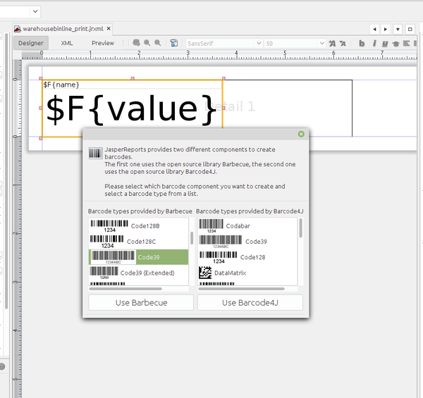 Jasperselectbarcodetype.png