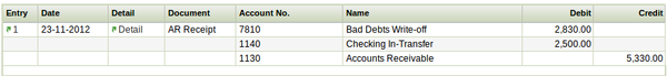 WriteOff Posting.png